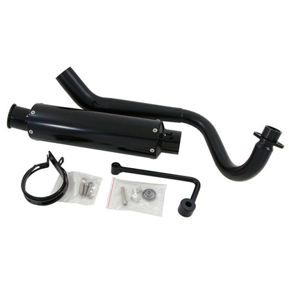 BS1267 - Black Stainless Steel Down Swept Exhaust