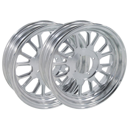 BS1436 MUNK Tubeless Alloy 12 Rims In Silver 2.75J & 3.50J