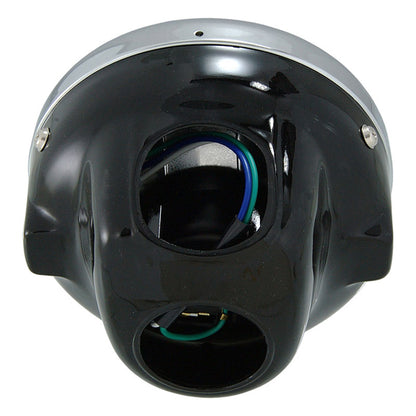 BS1447 - Rainbow Diamond Clear Lens Headlight With Black Shell