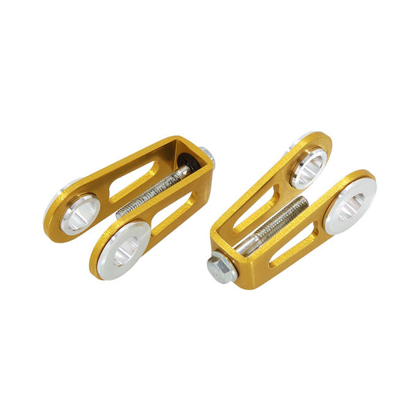 BS3544 - CUB Alloy Swing Arm Adjusters In Gold
