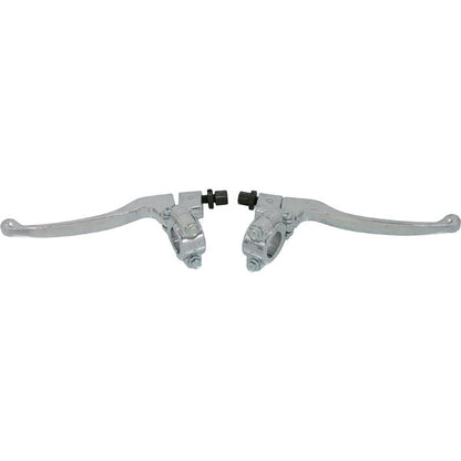 BS1471-SILVER - Brake & Clutch Lever Set in Silver