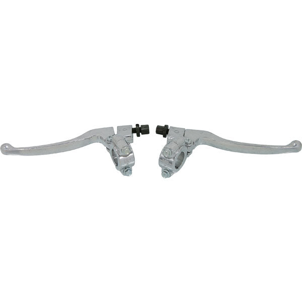 BS1471-SILVER - Brake & Clutch Lever Set in Silver