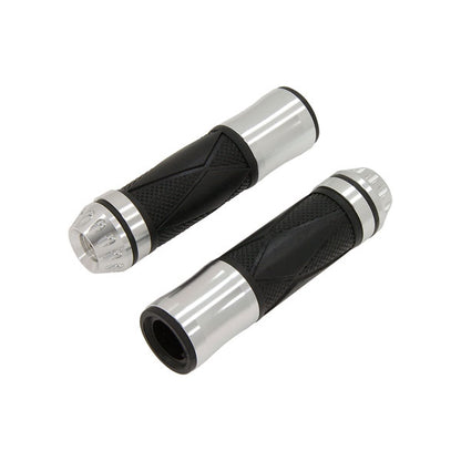 BS3567 - Handle Bar Grips with Silver Ends