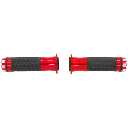 BS3571 - Handle Bar Grips with Red Ends