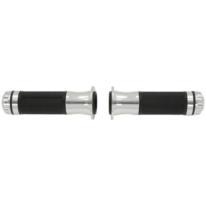 BS3572 - Handle Bar Grips with Silver Ends