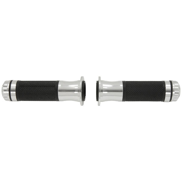 BS3572 - Handle Bar Grips with Silver Ends