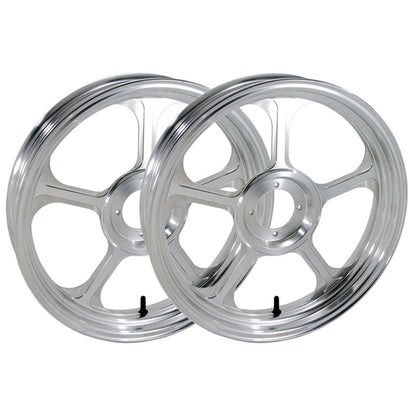 BS1491 - CUB Alloy 17 5 Spoke Tubeless Rims 3.0J & 3.5J