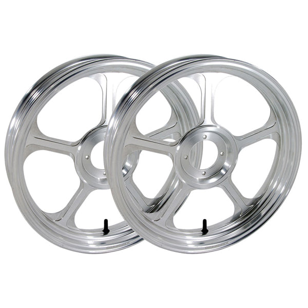 BS1491 - CUB Alloy 17 5 Spoke Tubeless Rims 3.0J & 3.5J