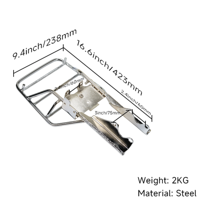 BS1501 - Chrome Rear Rack for Honda Gorilla and Skyteam Bongo