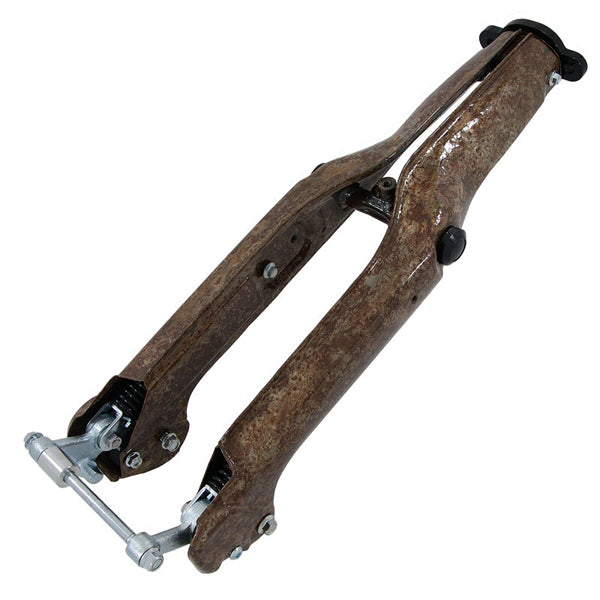 BS1528 CUB Standard Size Springer Front Forks In Rust Effect