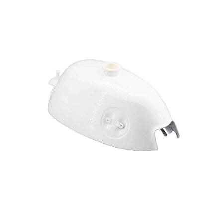 BS1554 - 50M Style Tank White With Round Emblem Fuel Tap and Cap