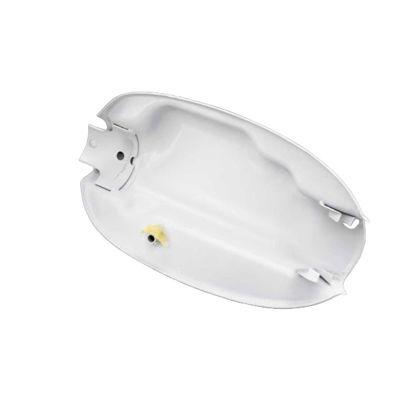 BS1554 - 50M Style Tank White With Round Emblem Fuel Tap and Cap