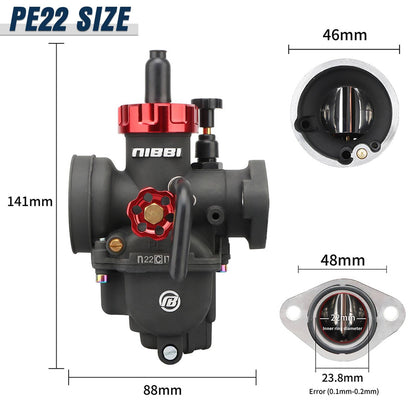 BS1559 - NIBBI Flange Racing PE22FL Carburettor