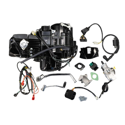 BS1560 - Zongshen 190cc 2 Valve Electric Start Engine 5 Speed Gear Box In Black