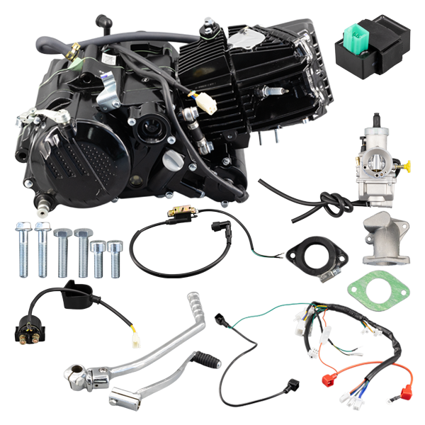BS1560 - Zongshen 190cc 2 Valve Electric Start Engine 5 Speed Gear Box In Black