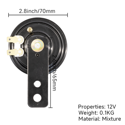 BS1570 - Black 12v Horn Cub