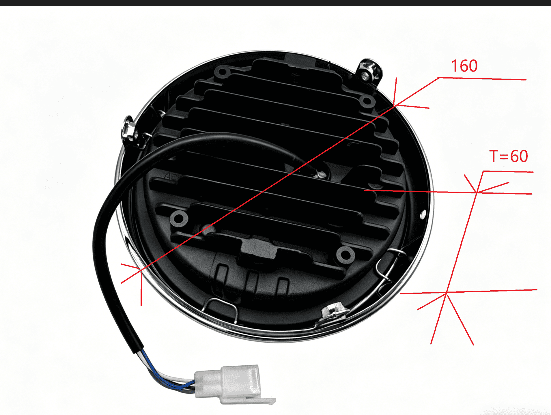 BS1586 -  E Marked LED Headlight - DAX | MONKEY | SKYTEAM