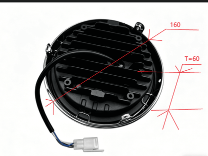 BS1586 -  E Marked LED Headlight - DAX | MONKEY | SKYTEAM