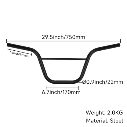 BS1588 - DX Munk Cub BMX Black Bars
