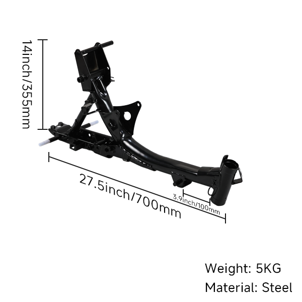 BS1650 - MUNK Standard Metal Frame Black