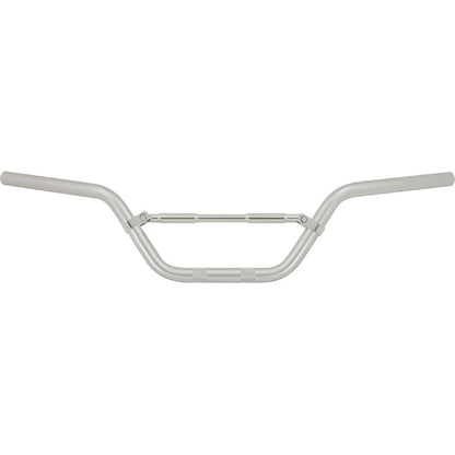 BS1672 - ALLOY SILVER HANDLE BARS WITH CROSS BAR