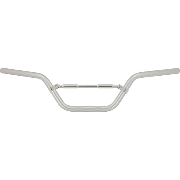 BS1672 - ALLOY SILVER HANDLE BARS WITH CROSS BAR