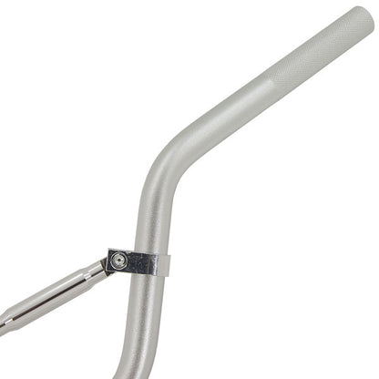 BS1672 - ALLOY SILVER HANDLE BARS WITH CROSS BAR