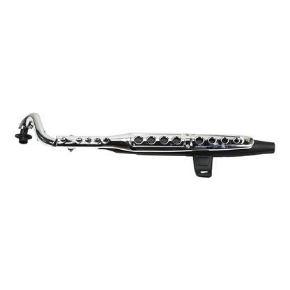 BS1714 - 125cc Dx Standard Black Up Swept Exhaust
