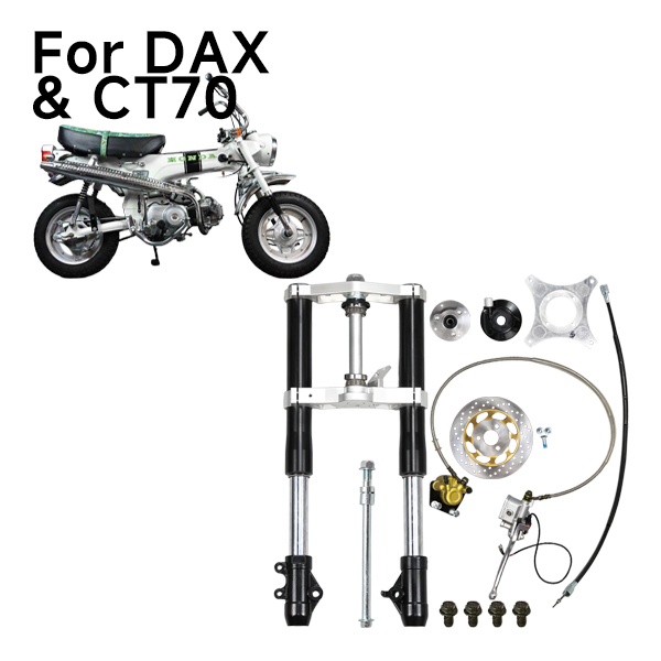 BS1724 - DX 45mm USD Black Front Forks With Bevel Front Brake Disc