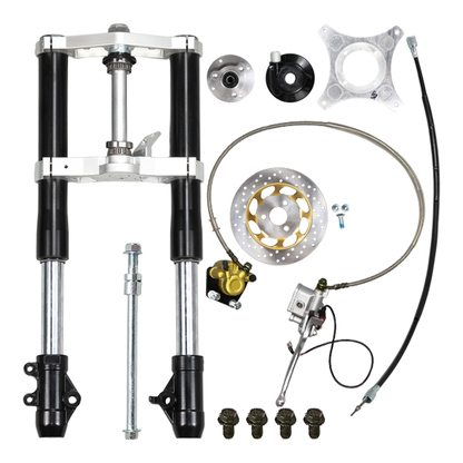 BS1724 - DX 45mm USD Black Front Forks With Bevel Front Brake Disc