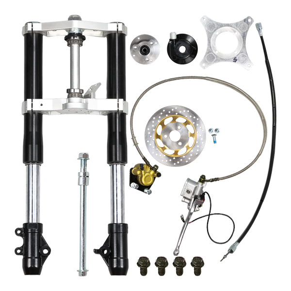 BS1724 - DX 45mm USD Black Front Forks With Bevel Front Brake Disc
