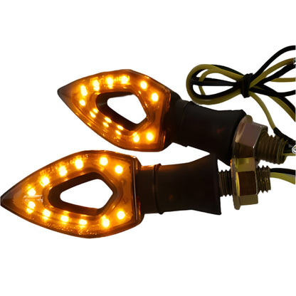 BS1735 - CARBON LED TURNING LIGHTS PAIR