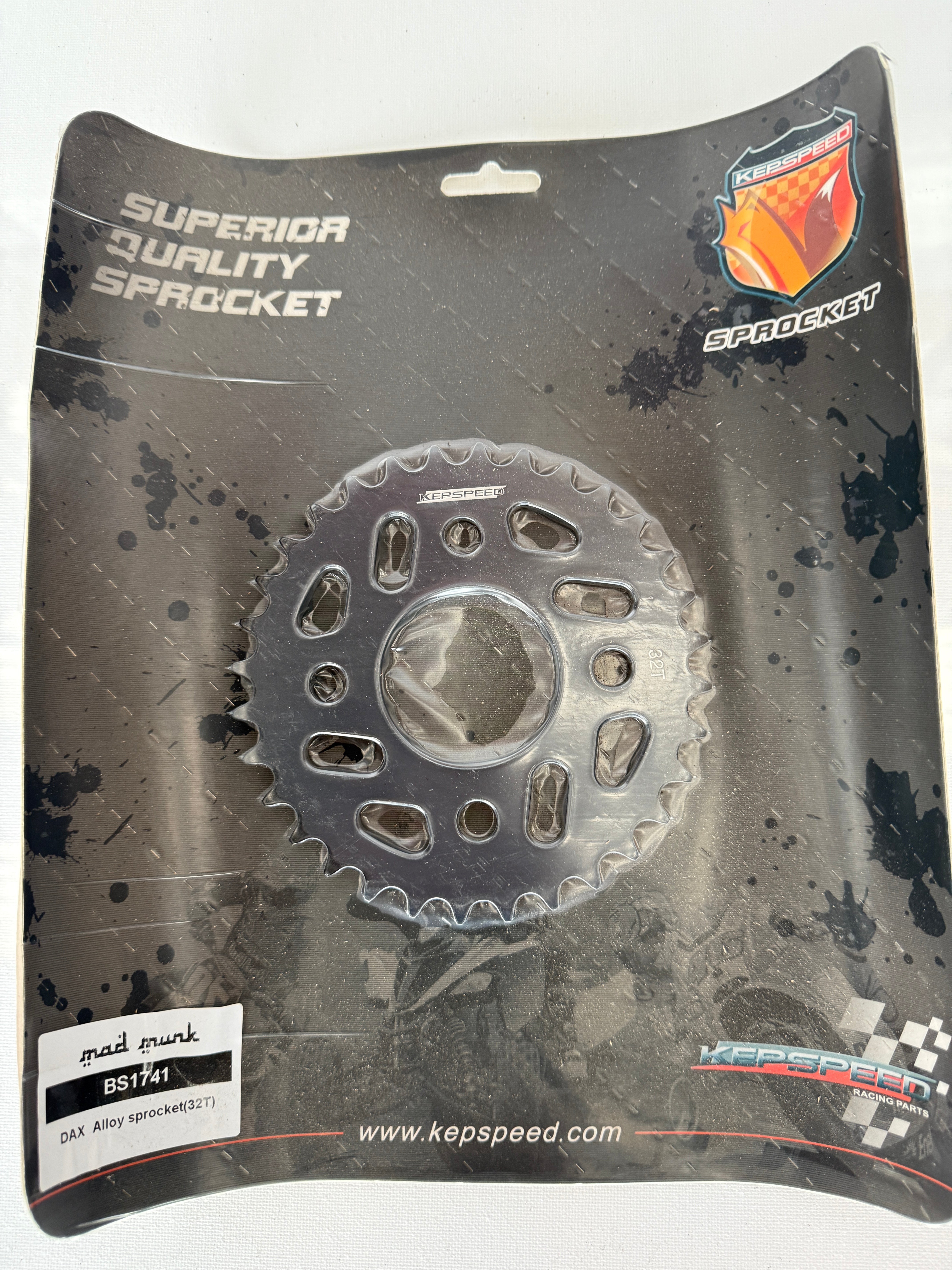 BS1741 - KEPSPEED DX ALLOY REAR 32TH SPROCKET 7075 MATERIAL