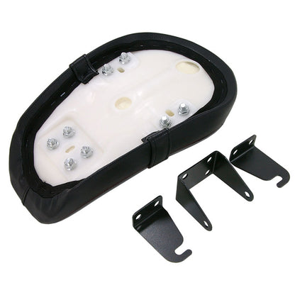 BS1778 - Low MUNK Seat With Check Pattern & Black Piping