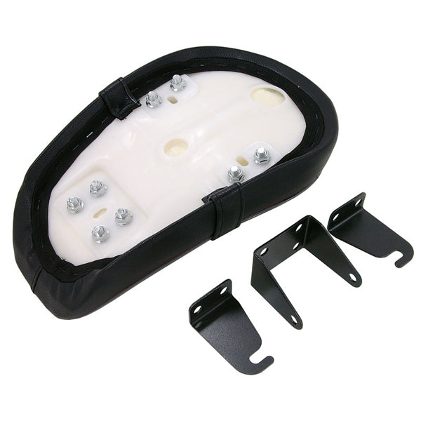 BS1778 - Low MUNK Seat With Check Pattern & Black Piping