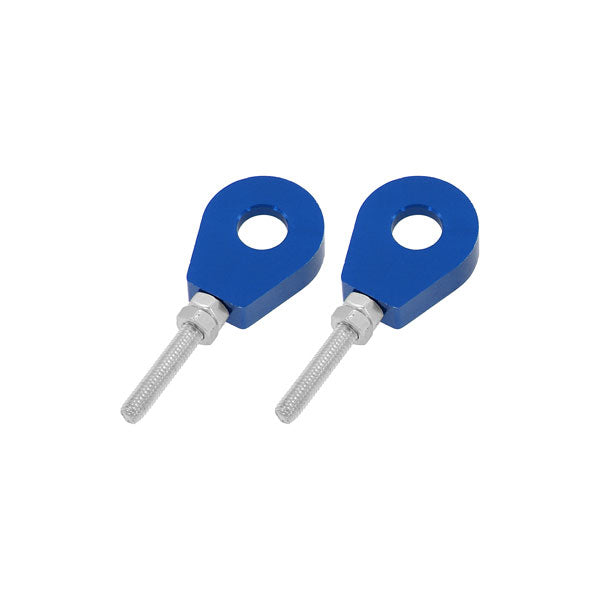 BS1995 - Pit Bike Chain Adjusters 12mm Blue