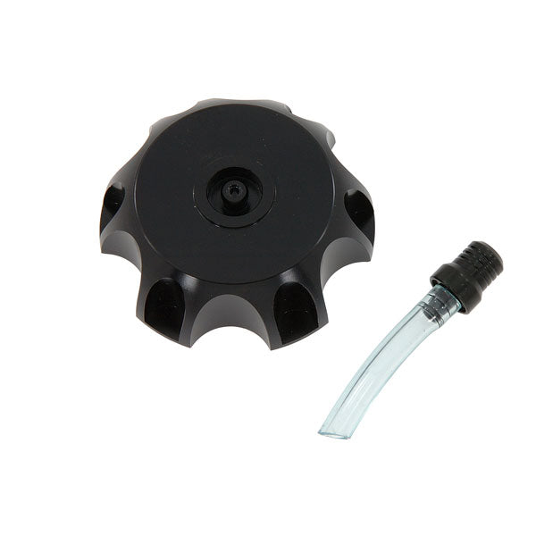 BS2002 - Alloy Fuel Tank Cap With Top Valve Black