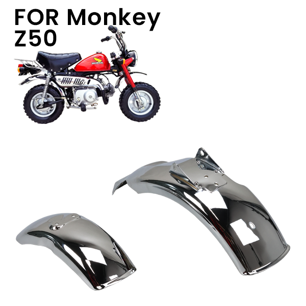 BS2159 - Chrome Z50J front and rear fender set
