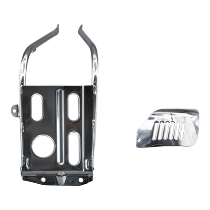 BS2160 - Chrome Engine Guard And Spark Plug Cover For Ct70
