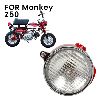 BS2171 - Z50A Small Headlight With Speedo Hole In Red