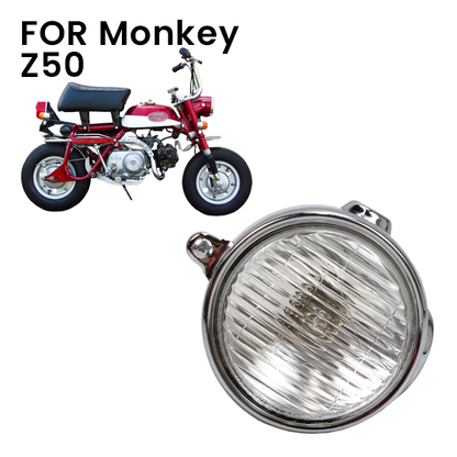 BS2172 - Z50A Small Headlight With Speedo In Chrome