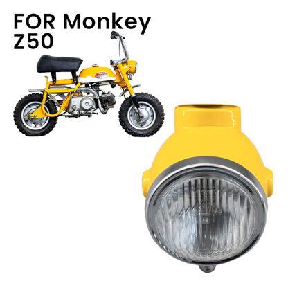 BS2173 - Z50A Small Headlight With Speedo Hole In Yellow