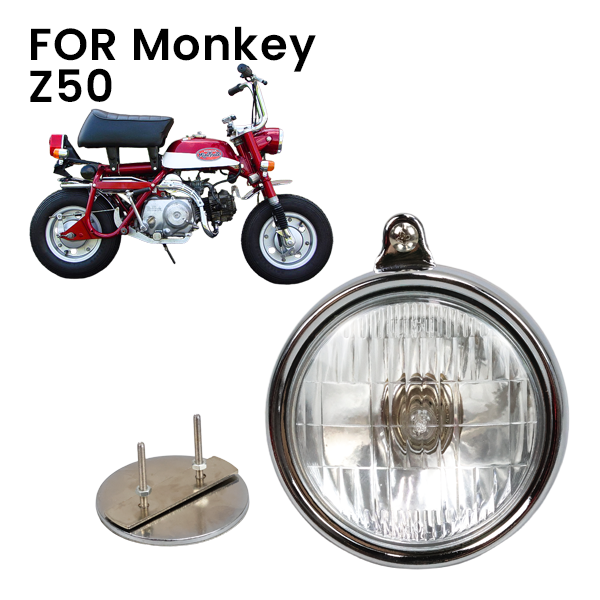 BS2177 - Small Z50A Head Light With Emblem In Emblem in Red