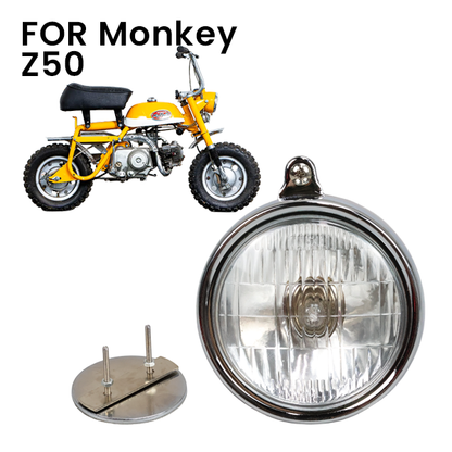 BS2178 - Small Z50a Headlight With Emblem In Yellow