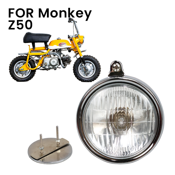 BS2178 - Small Z50a Headlight With Emblem In Yellow