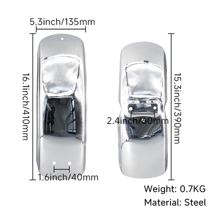 BS2200 - Chrome Front and Rear Fenders for CT70