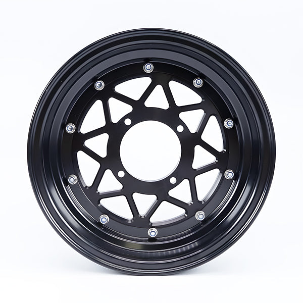 BS2212 - Dx Tubelss 12" Rims With CNC Centre Plate Size 3.0 & 3.50