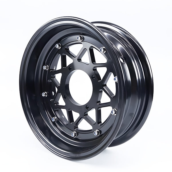 BS2212 - Dx Tubelss 12" Rims With CNC Centre Plate Size 3.0 & 3.50