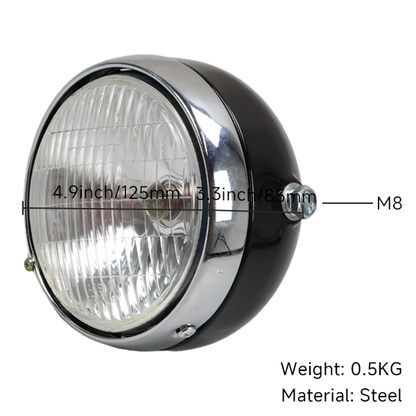 BS2290 - CT70 Front Headlamp with Lens in Black