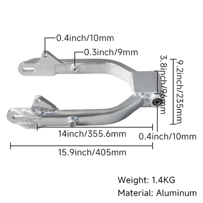BS2327 - DX Alloy Skyteam Swing Arm 420mm